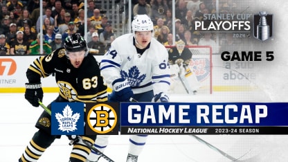 Toronto Maple Leafs Boston Bruins Game 5 recap April 30