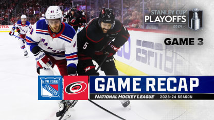 New York Rangers Carolina Hurricanes Game 3 recap May 9