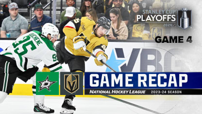 Dallas Stars Vegas Golden Knights Game 4 recap April 29