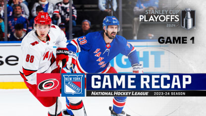 Carolina Hurricanes New York Rangers Game 1 recap May 5