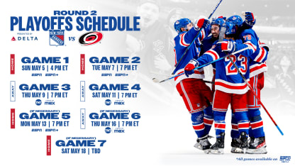 Round 2 Schedule