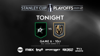 DAL vs. VGK | Game 6 tonight