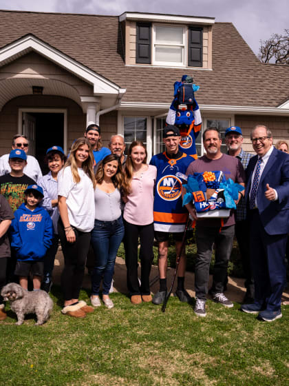 PHOTOS: Jon Ledecky Surprises Islanders Fans with Playoff Tickets