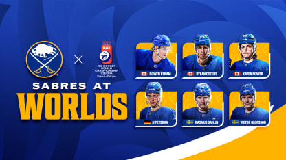 buffalo sabres at 2024 iihf world championship dylan cozens jj peterka rasmus dahlin owen power bowen byram victor olofsson