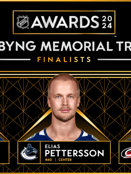 Elias Pettersson, Auston Matthews, Jaccob Slavin nominerade till Lady Byng Trophy